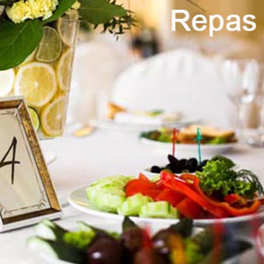 Repas (comprend : pâtisserie, traiteur alimentation & boisson)