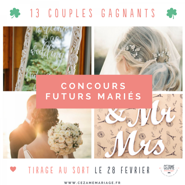 Grand Jeu Concours Futurs Mariés